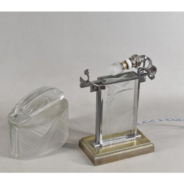 1920s French Art Deco Lamp by Muller Freres - France For Sale - Image 14 of 18