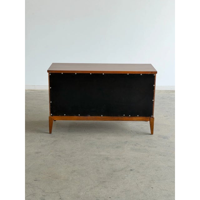 Brown 1960s Walnut & Oak Compact Credenza For Sale - Image 8 of 10