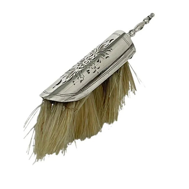 Dutch Silver Miniature Sweeper and Dustpan by Anne Venema, Sneek, Set of 2 For Sale - Image 3 of 8