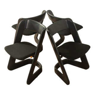 Lucy Chairs by Peter Ghyczy, Set of 4 For Sale
