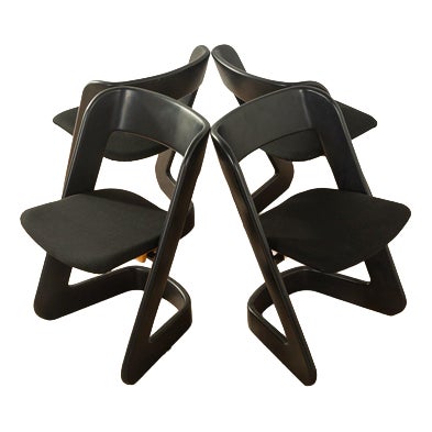 Lucy Chairs by Peter Ghyczy, Set of 4 For Sale