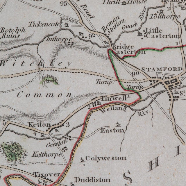 1790's Antique County Map For Sale - Image 10 of 12