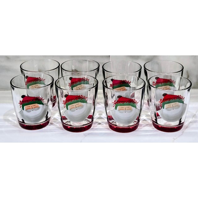 Bring Italian charm to your holiday entertaining with this VIETRI Old St. Nick set of eight hand-painted double old...