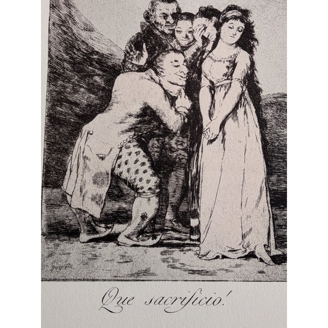 Francisco de GOYA - Fran.co Goya y Lucientes, Pintor - Plate 14 - Los Caprichos, ed. Jean de Bonnot. Plate 1 on Lana pur...