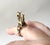 14K Gold 1970s Mythical Castle on Raw Crystal Mountain Ring For Sale - Image 4 of 4
