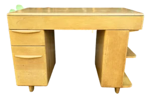 1950s Heywood Wakefield M320 Writing Desk With Bookshelf