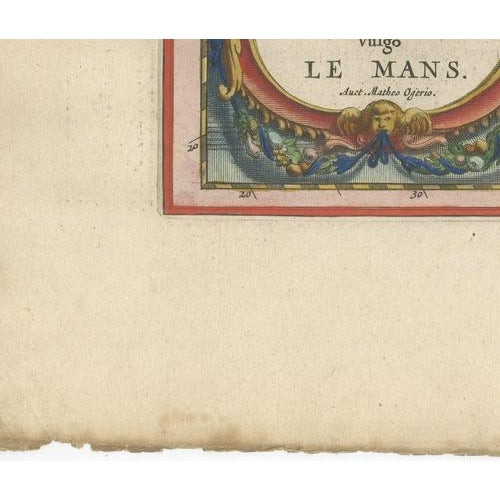 Antique Blaeu Map of Maine, 1642 For Sale - Image 9 of 12