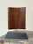 Brown Vintage Large-Scale Teak Teardrop Fin Sculpture Mounted to Painted Wood Base by Paul Bechtold, Circa Mid 20th Century For Sale - Image 8 of 15
