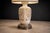 Metal Vintage Table Lamps With Rose Motif, Unknown, 1960s - a Pair For Sale - Image 7 of 8