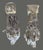 Glass Vintage Christmas 1988 Enesco Accents Clear Art Glass Nativity 10-Pc Set For Sale - Image 7 of 13