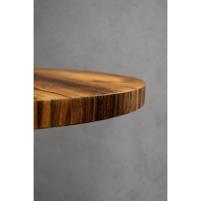 Vintage German Round Rosewood Coffee Table from Ilse Möbel, 1970s For Sale - Image 4 of 16