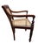 English 19th Century Pair of Anglo Indian Hand Carved Padouk Armchairs For Sale - Image 3 of 15
