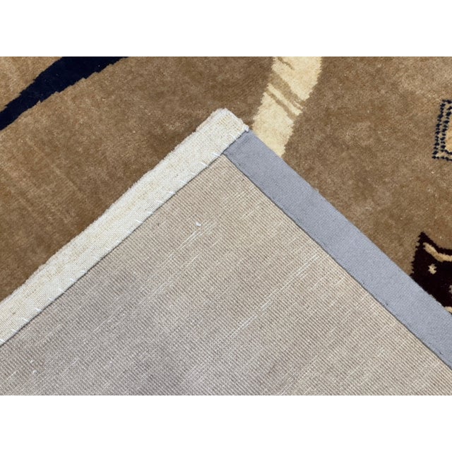 French Mid 20th Century Artistic Wool Rug Design After Kandinsky 6’7" X 9’11" For Sale - Image 11 of 11