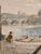 Jules Herve -View of the Quays Along the Seine River, Paris-Original Oil Painting For Sale In Los Angeles - Image 6 of 13