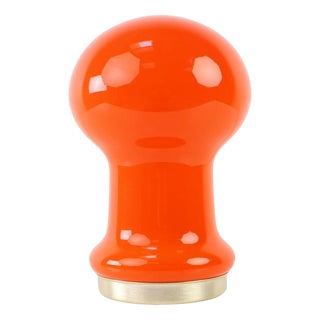 Glass Table Lamp attributed to Valasske Mezirici, 1970s For Sale