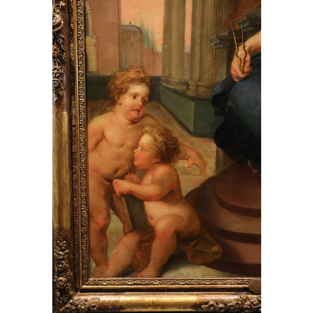 Theodoor Van Thulden, Allegory of Architecture, 1660, Oil on Canvas For Sale - Image 13 of 15