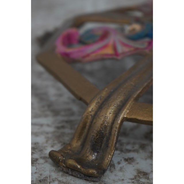 Vintage Art Deco Peacock Shade Floor Lamp For Sale - Image 9 of 18