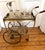Swedish Art Deco Style Brass Bar Cart attributed to Josef Frank, 1950s For Sale - Image 3 of 10