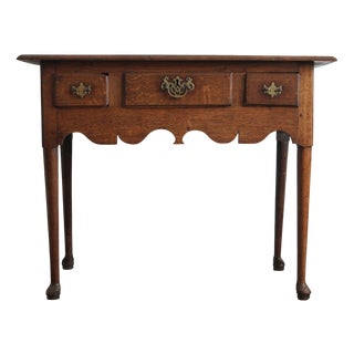 Antique Georgian Oak Desk For Sale