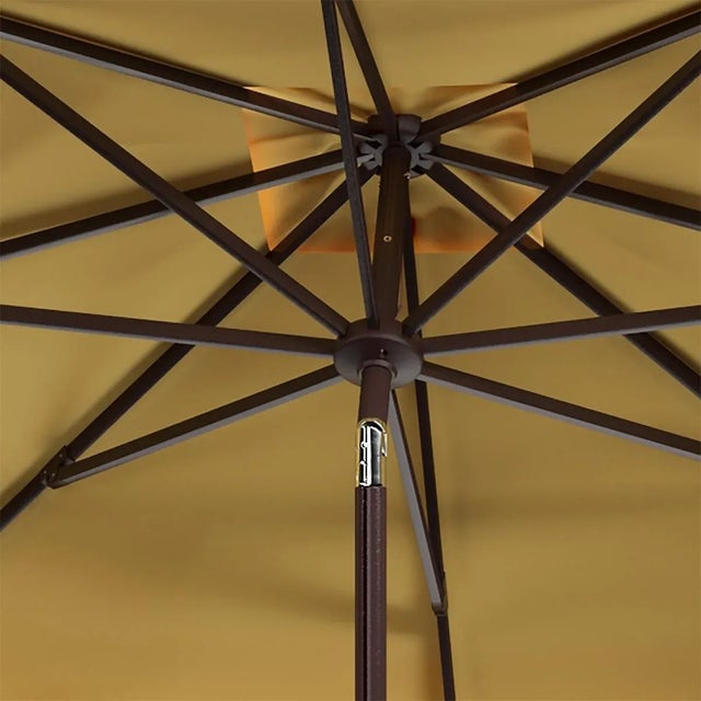 Elegant 7.5 Square Umbrella - Yellow For Sale - Image 4 of 4