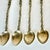 Metal 1920s Antique Italian Baroque Rocco Silverplate Dessert Spoons - Set of 10. For Sale - Image 7 of 12