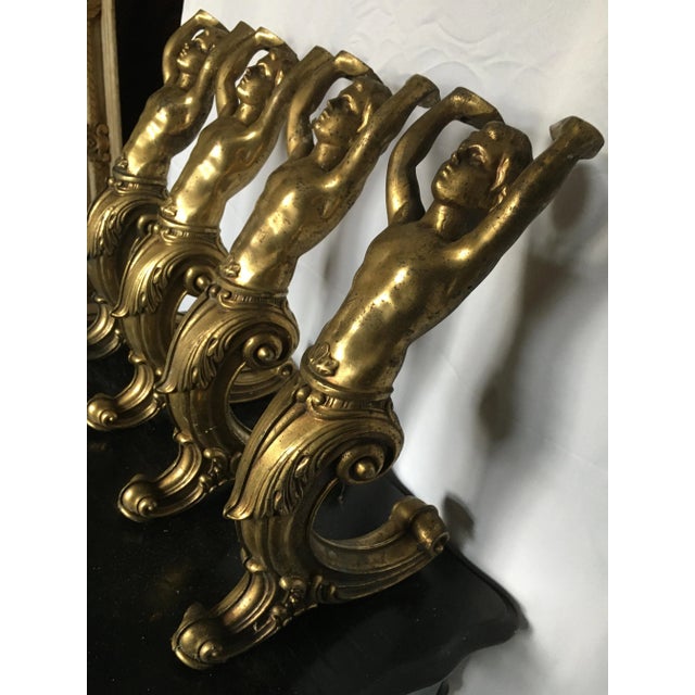 Brass Figures, 1950s, Set of 4 For Sale - Image 3 of 16