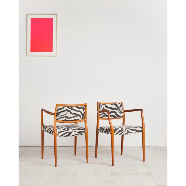 Model 65 Armchairs from Niels O. Møller, Denmark, 1968, Set of 2 For Sale - Image 4 of 15