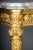 Antique Gilded Console Table with Marble, Paris. 1860s For Sale - Image 10 of 18