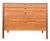 1960s Florence Knoll for Knoll Walnut Four-Drawer Dresser With Marble Top For Sale
