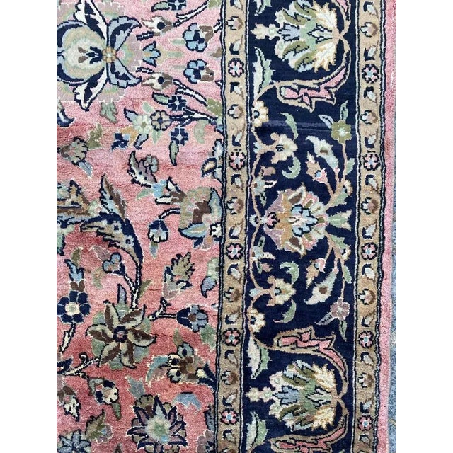 1980s Vintage Indian Kashmir Rug For Sale - Image 5 of 18