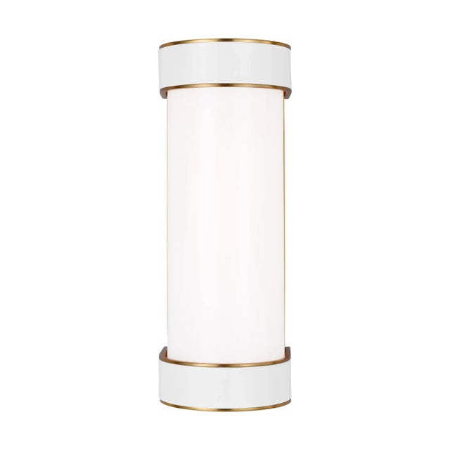 Kate Spade New York by Visual Comfort Studio Monroe Small Vanity, Burnished Brass For Sale In Greenville, SC - Image 6 of 6