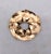 Napier Vintage Signed Napier Goldtone Textured Leaf Wreath Brooch For Sale - Image 4 of 7