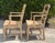 Vintage Louis XV-Style Carved Accent Chairs With Rush Seats, Pair For Sale - Image 9 of 12
