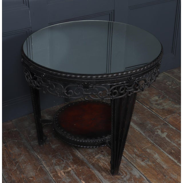 Art Deco French Wrought Iron Coffee Table, 1930s For Sale - Image 10 of 18