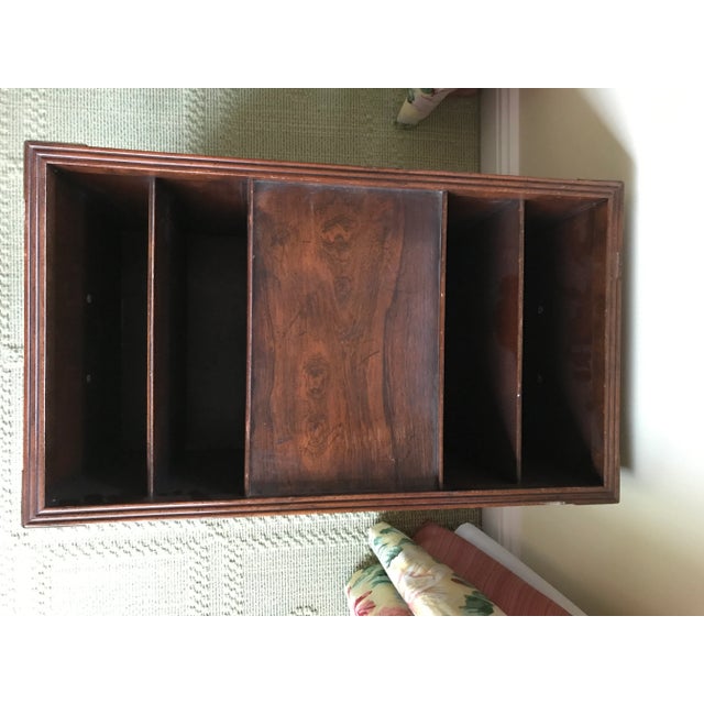 This is a great "two for", meaning it holds books, magazines and record albums and also works as a table. It is a a...