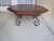 Traditional 1970s Vintage Octagonal Dark Color Wood Coffee Table With Storage Underneath For Sale - Image 3 of 12