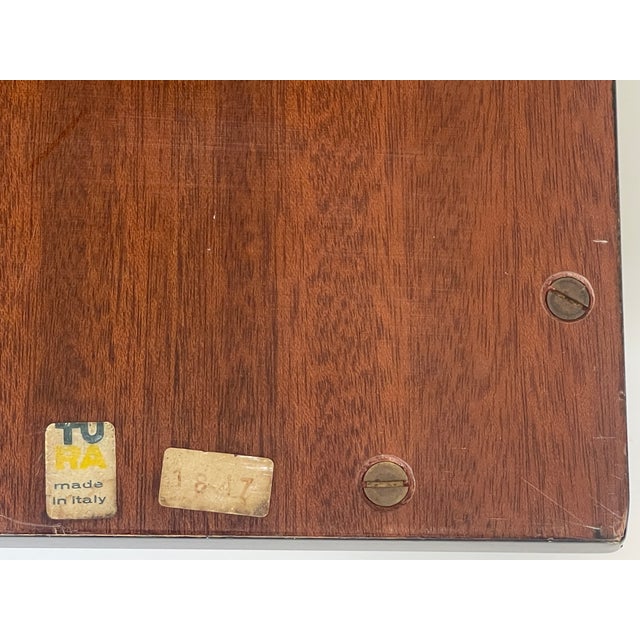 Italian 1960s Lacquered Goatskin Serving Tray by Aldo Tura For Sale - Image 9 of 11