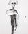 Mother, May I... Fran Bull, c. 1990 Mother, May I... by Fran Bull is an India ink painting with a traditional “Grey” alien...