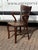 Edwardian Oak Desk Chair For Sale - Image 3 of 7