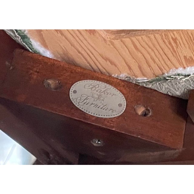 Baker Chippendale-Inspired Mahogany Pretzel Back Dining Chairs. Two Arm Chairs and Four Side Chairs For Sale - Image 11 of 11