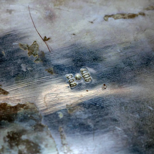 Antique Continental .800 Silver Reticulated Floral Repousse Bridal Basket 4.9toz For Sale - Image 10 of 11