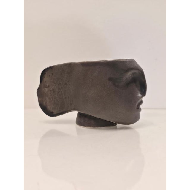 Unique warrior 3 sculptural ristretto cup by tamara barnoff. One of a kind. Signed inside by tamara barnoff. Dimensions: w...