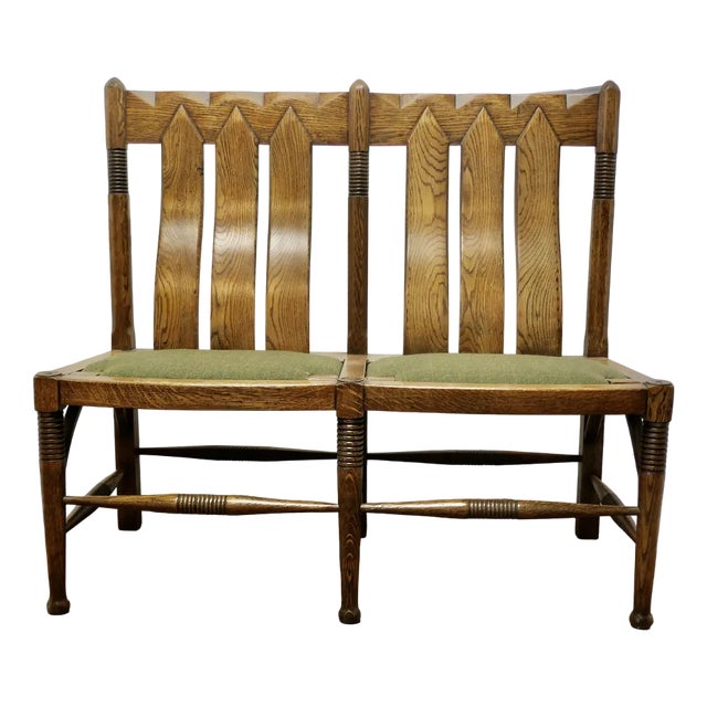 High Wickham Settle by William Birch for Liberty & Co., 1890s For Sale