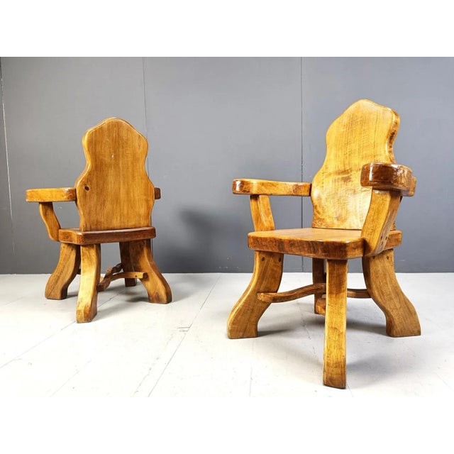 Vintage Brutalist Armchair, 1960s, in Very Good conditions. Designed 1960 to 1969