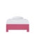 Wood Liam Platform Bed Twin Extra Long - Pink For Sale - Image 7 of 12