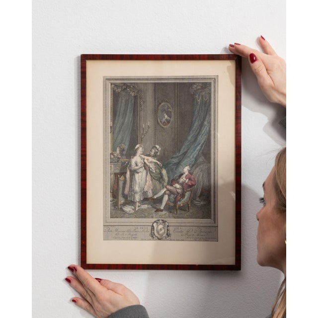 Early 20th Century France Sienna Wood Print For Sale - Image 11 of 15