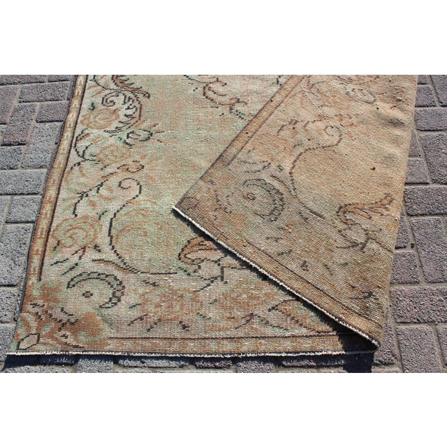 Shabby Chic Area Rug - 64"x111.5" For Sale - Image 9 of 10
