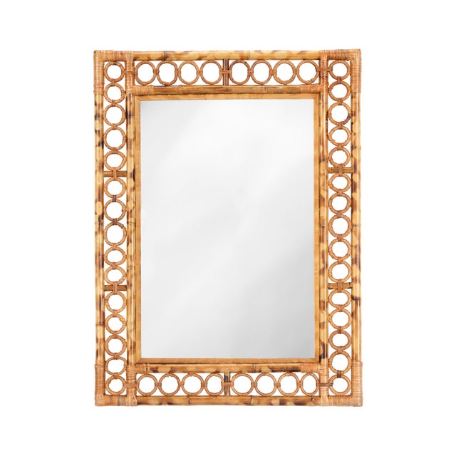 Jamie Young Marche Mirror in Natural Bamboo For Sale In Los Angeles - Image 6 of 6