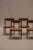 Mid-Century Wengé and Rattan Dining Chairs, 1970s, Set of 6 For Sale - Image 3 of 18