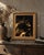 A dramatic detail from Bartolomeo Cavarozzi’s Virgin and Child with Angels, circa 1620, reimagined as a richly textured...